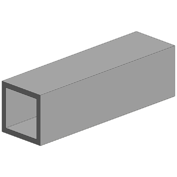 Polystyrol Quadrat-Profil (L x B x H) 350 x 3.2 x 3.2 mm 3 St.