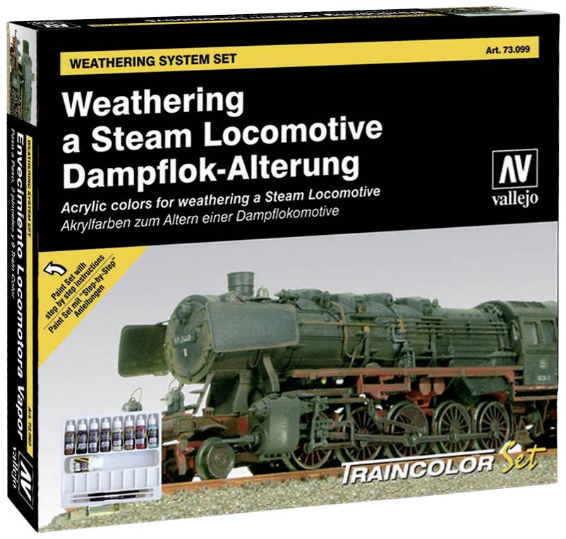 Vallejo 73099 Modellbahn-Abtönfarbe 1 Set
