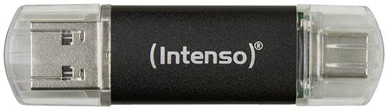 USB-C® Intenso Intenso Twist Line USB-Stick 64 GB Anthrazit 3539490 USB-A USB 3.1 Gen 