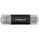 Intenso Twist Line USB-Stick 128 GB Anthrazit 3539491 USB-A, USB-C®, USB-A (USB 3.1 Gen 1) Intenso Twist Line USB-Stick 128 GB Anthrazit 3539491 USB-A, USB-C®, USB-A (USB 3.1 Gen 1)