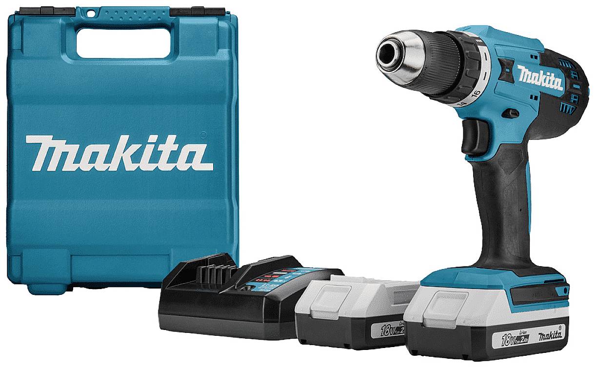 Makita DF488DWAE AkkuBohrschrauber 18V 2.0Ah LiIon inkl. 2. Akku