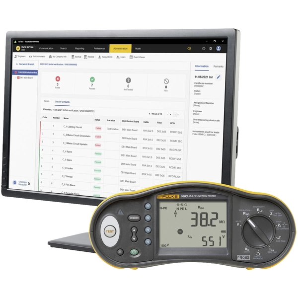 Fluke 1663 ITDK KIT Installationstester-Set Fluke 1663 ITDK KIT Installationstester-Set