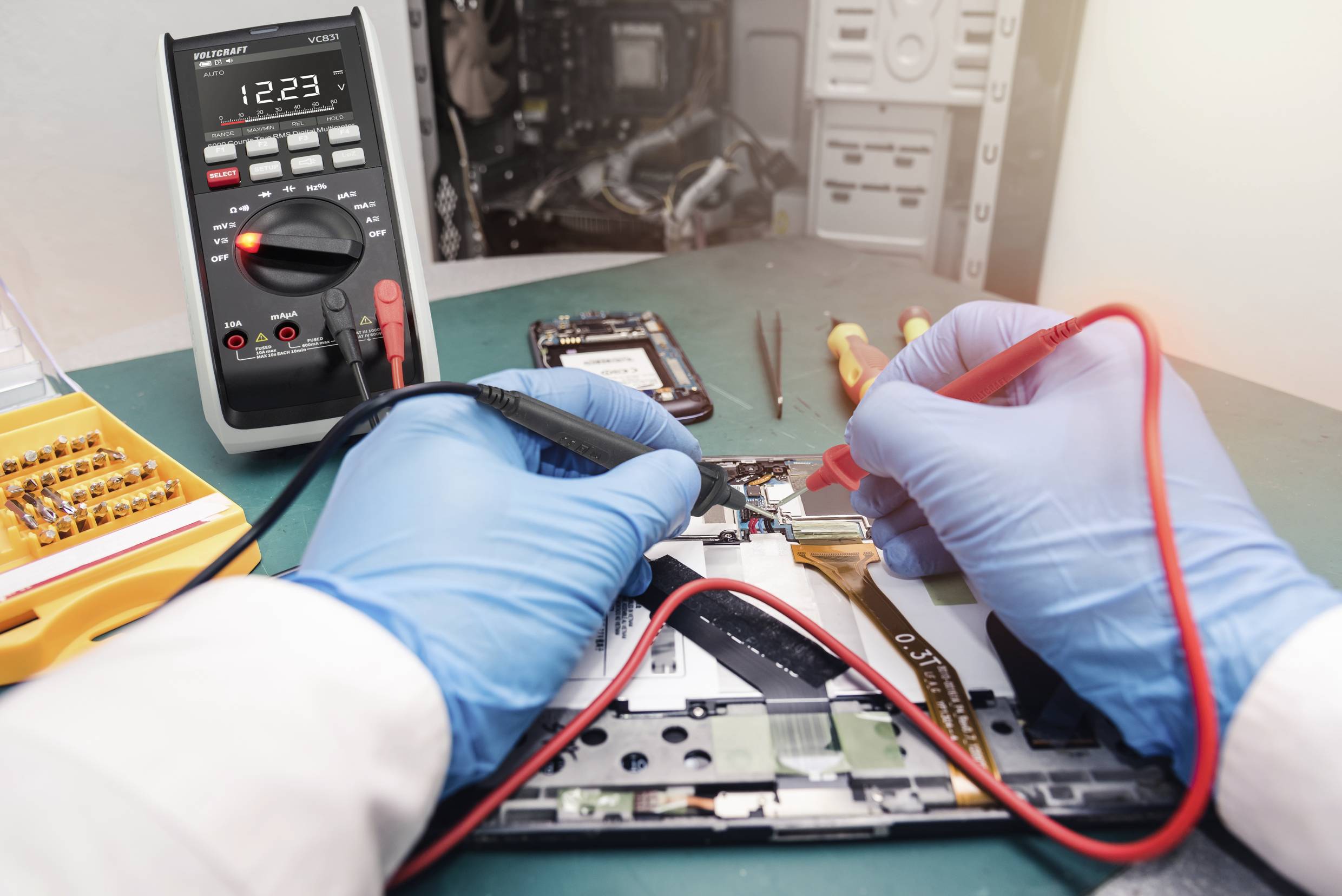 VOLTCRAFT VC851 Hand-Multimeter digital LoZ CAT III 1000 V, CAT IV 600V Anzeige (Counts): 6000