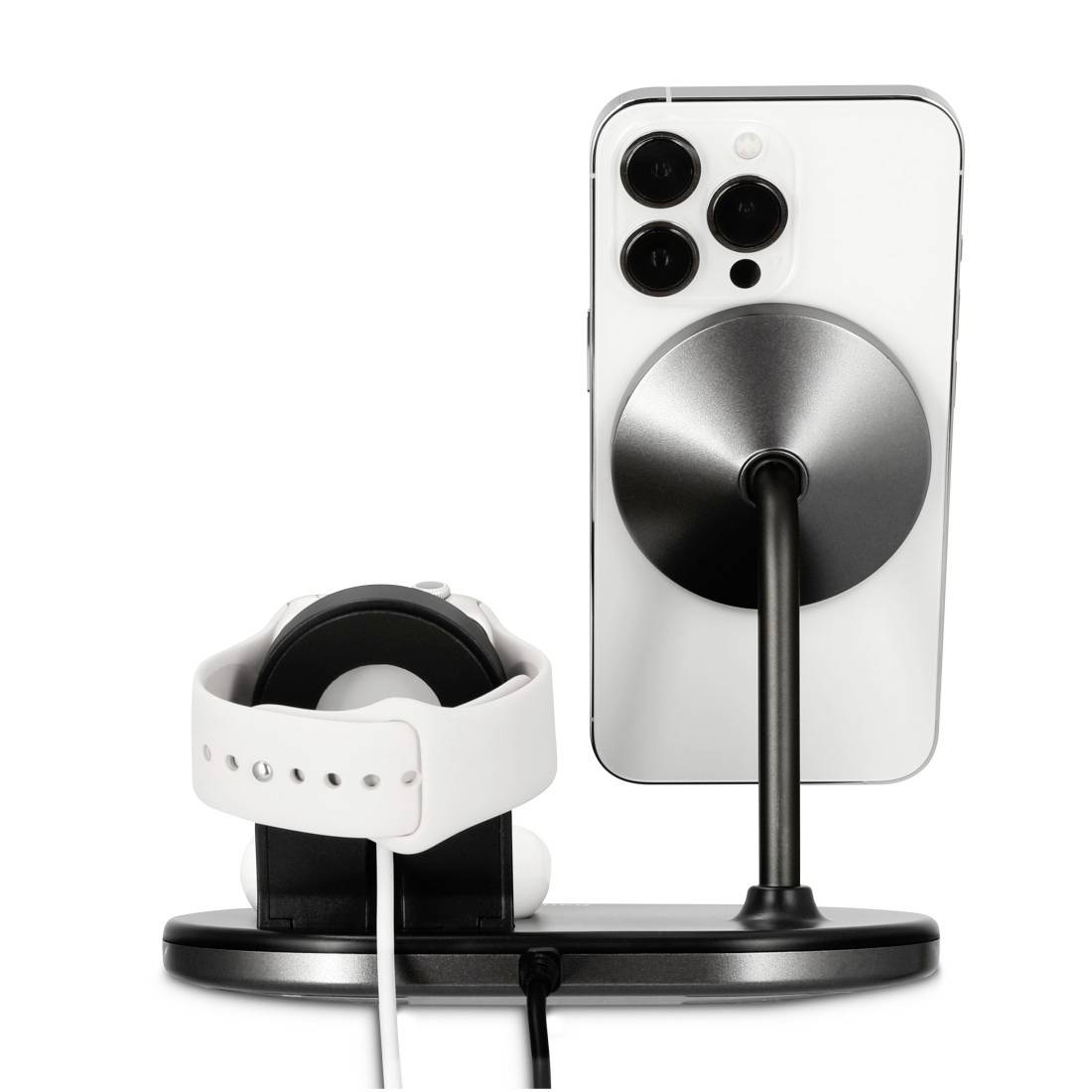 Hama Induktions-Ladegerät MagCharge Multi 00187272 Ausgänge Induktionslade-Standard Schwarz