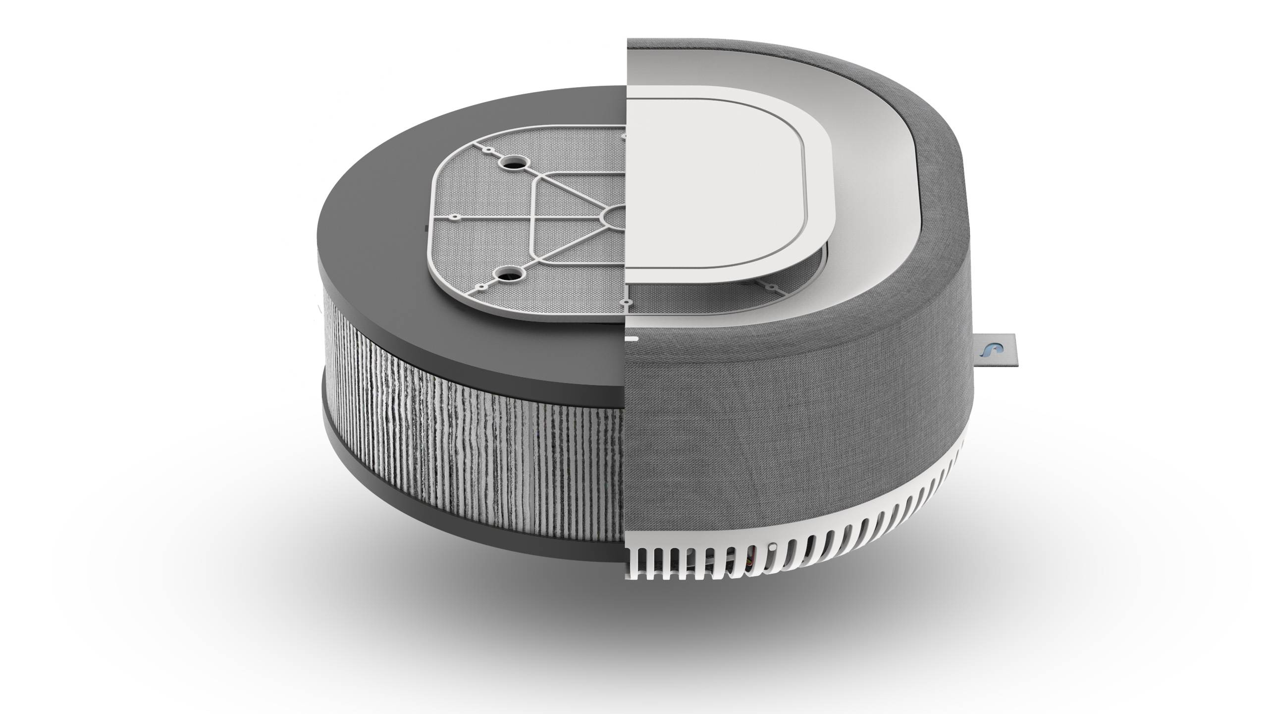 Aura Air AUA-10001 AUA-10001 Luftreiniger 55m² Weiß, Grau