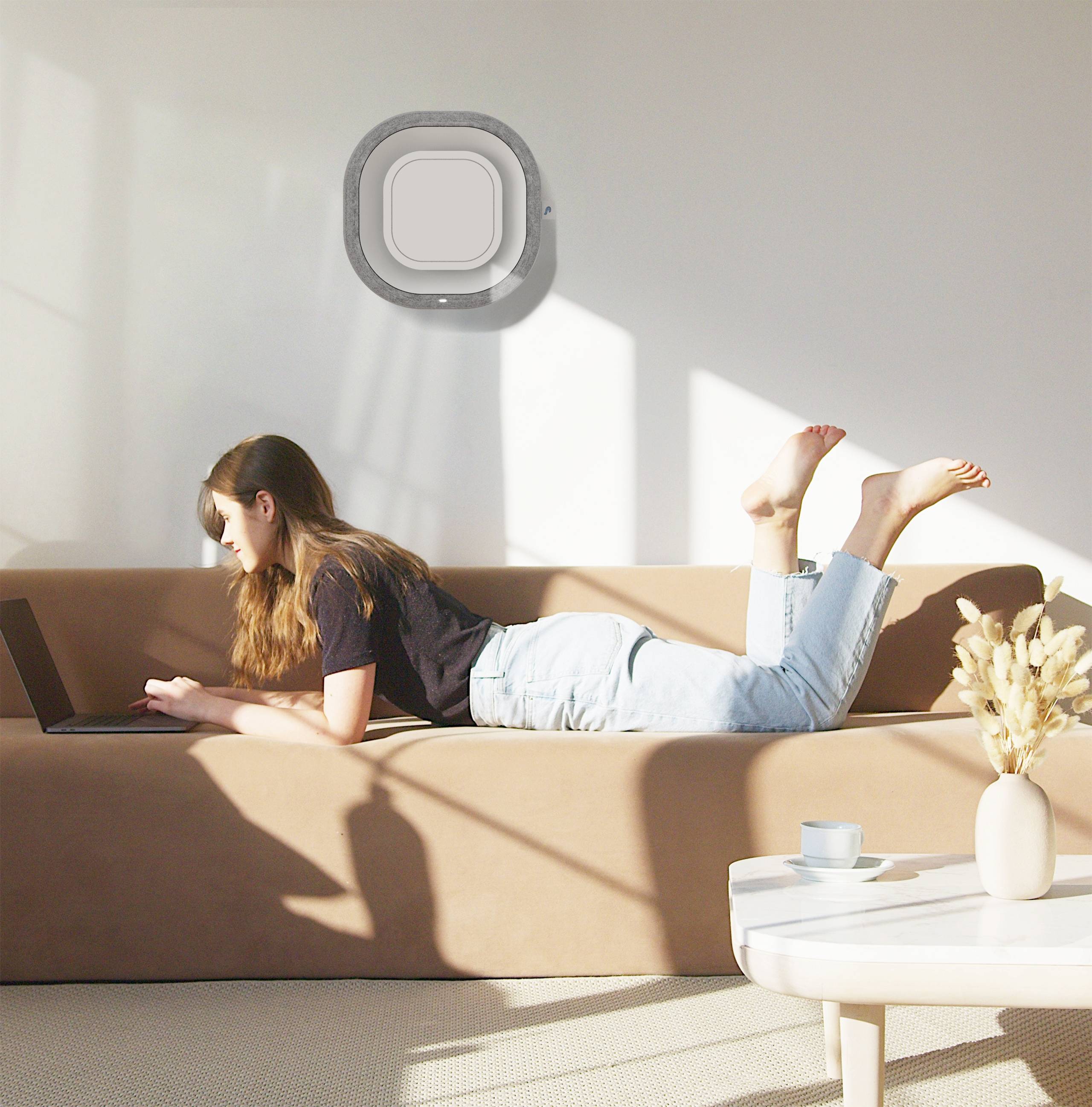 Aura Air AUA-10001 AUA-10001 Luftreiniger 55m² Weiß, Grau