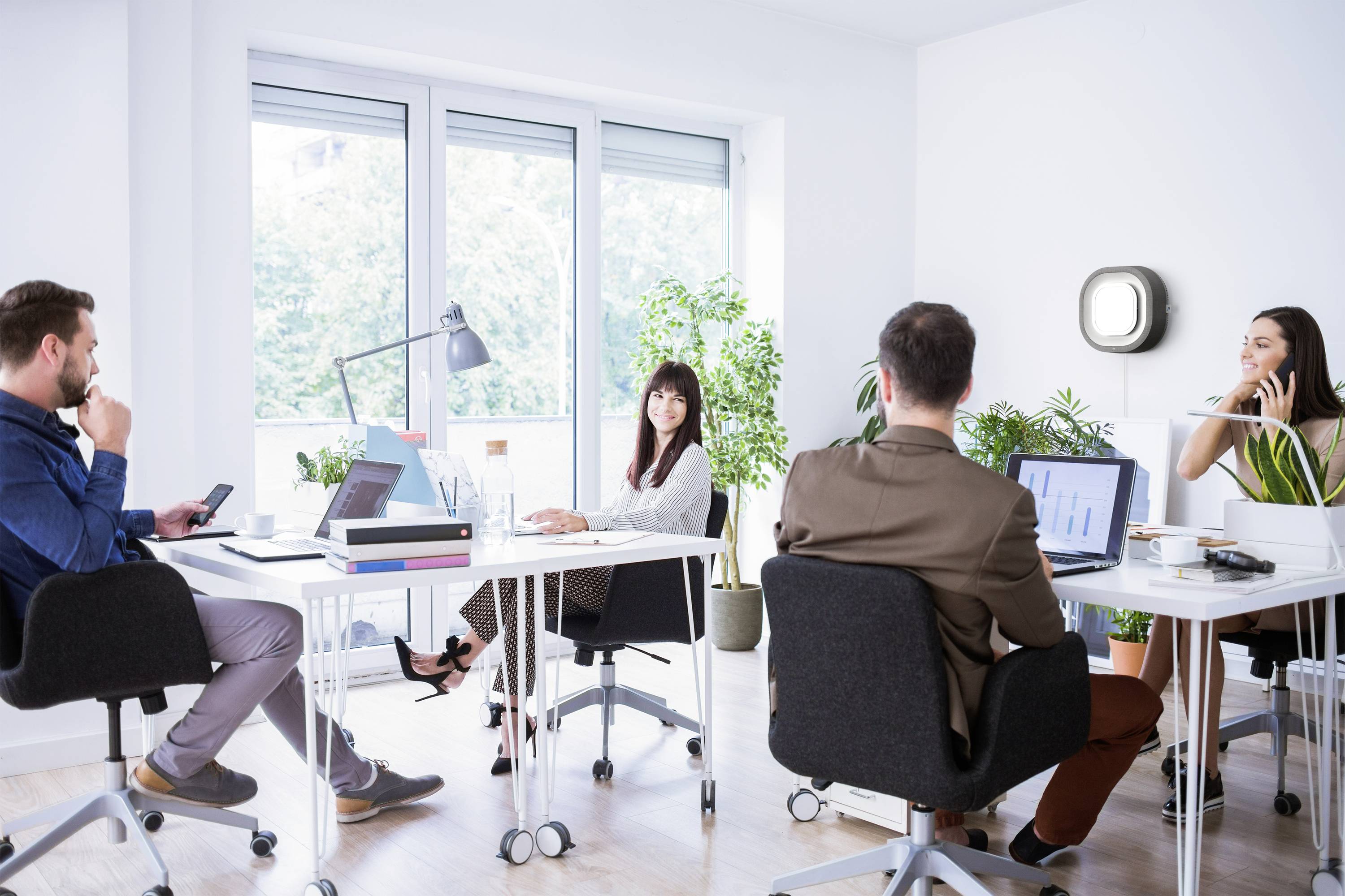 Aura Air AUA-10001 AUA-10001 Luftreiniger 55m² Weiß, Grau