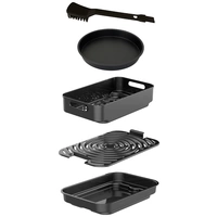 SOGO Human Technology Tischgrill 4l 1700W max Überhitzungsschutz, Timerfunktion, stufenloser Temperaturregler, BPA-frei Schwarz SOGO Human Technology Tischgrill 4l 1700W max Überhitzungsschutz, Timerfunktion, stufenloser Temperaturregler, BPA-frei Schwarz