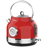 SOGO Human Technology Wasserkocher schnurlos, Überhitzungsschutz, Cool-Touch-Gehäuse Rot (metallic) Fassungsvermögen: 1.8l SOGO Human Technology Wasserkocher schnurlos, Überhitzungsschutz, Cool-Touch-Gehäuse Rot (metallic) Fassungsvermögen: 1.8l