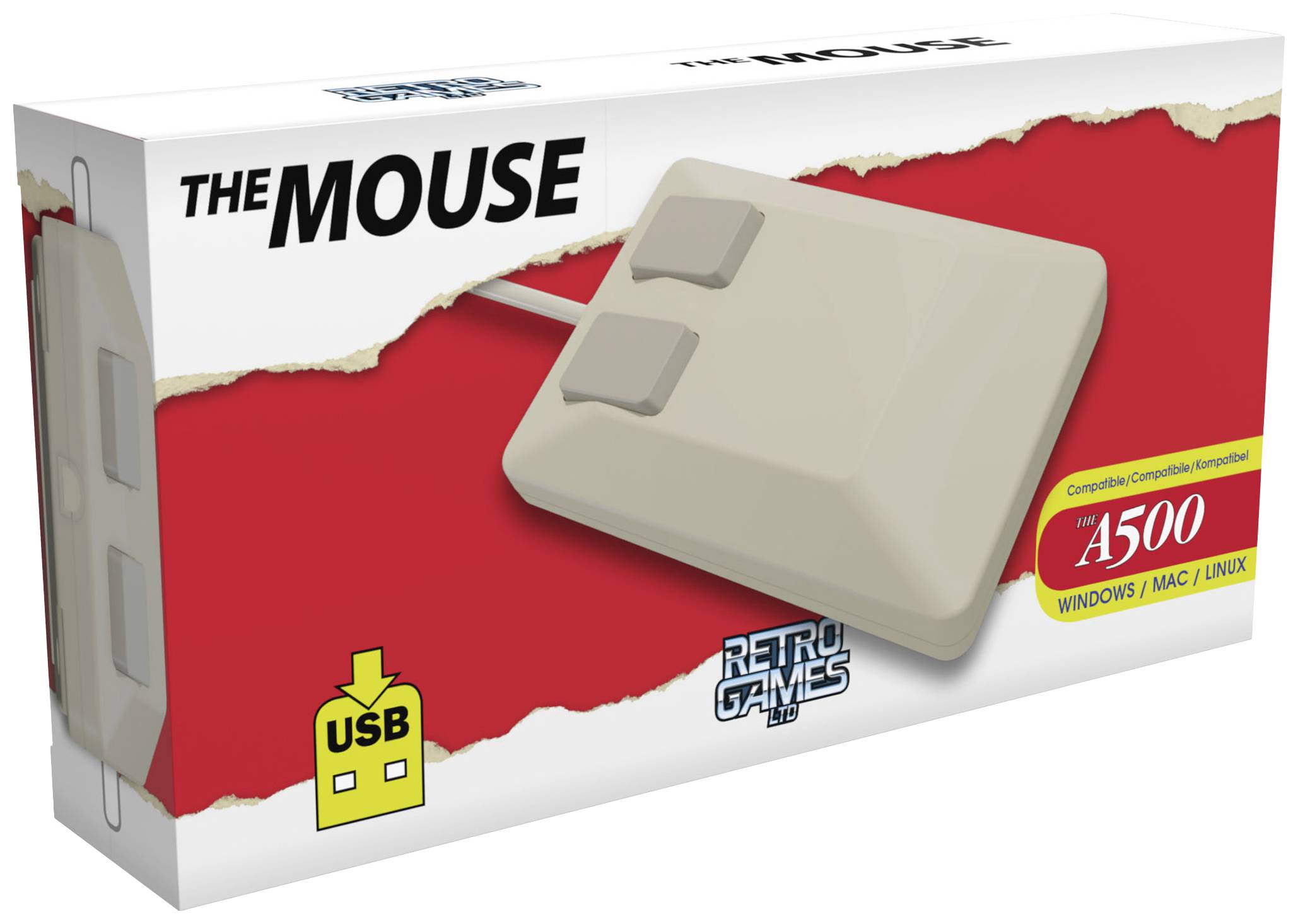 Retro Games The A500 Mini Mouse Game Pad