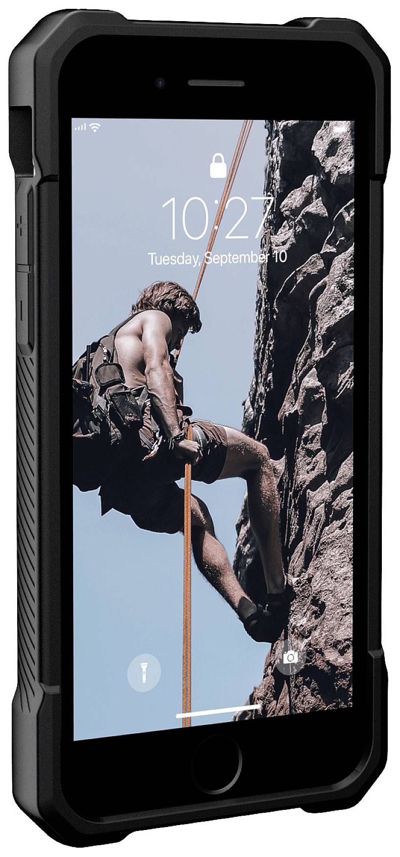 Urban Armor Gear Monarch Outdoorcase Apple iPhone 7, iPhone 8, iPhone SE (2. Generation), iPhone SE (3. Generation) Rot Induktives Laden, Stoßfest