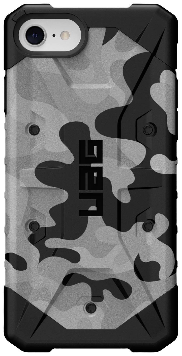 Urban Armor Gear Pathfinder Outdoorcase Apple iPhone 7, iPhone 8, iPhone SE (2. Generation), iPhone SE (3. Generation) Camouflage Grau Induktives