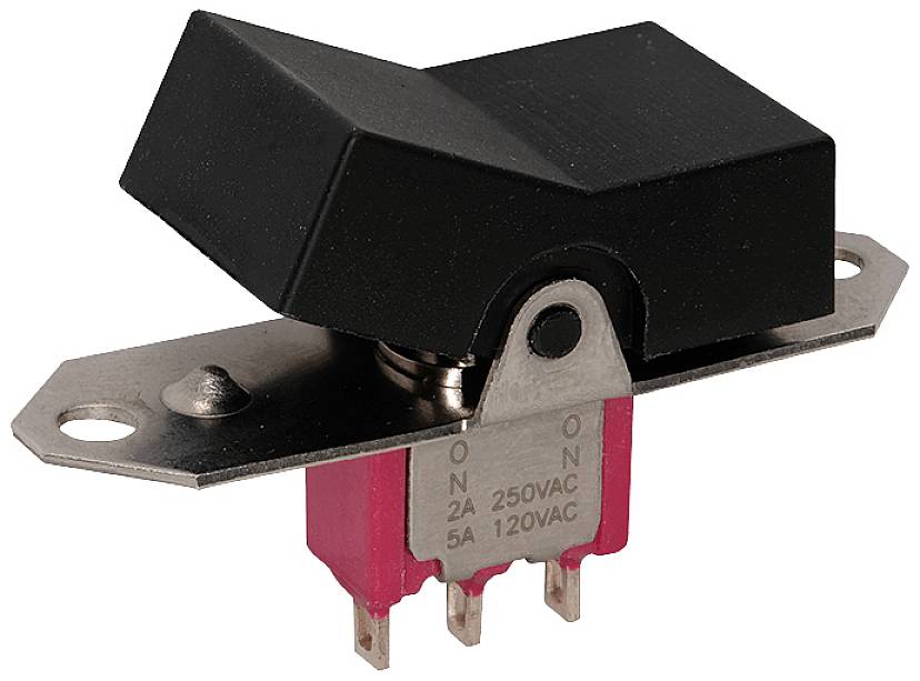 C & K Switches 7211J2V6QE2 Wippschalter 120 V/AC, 28 V/DC 5.00A 3 x Ein/Ein/Ein 1 St. Bulk