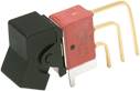 C & K Switches E201J1V3QE2 Wippschalter 125 V/AC, 28 V/DC 7.50A 2 x Ein/Ein 1 St. Bulk