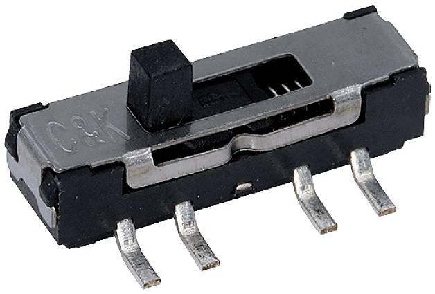 C & K Switches JS102000SAQN Schiebeschalter 5V 1mA 1 x Ein/Ein Tape