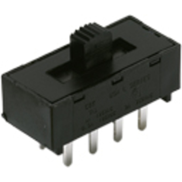 C & K Switches L204011MS02Q Schiebeschalter 125 V 4 A 2 x Ein/Ein/Ein/Ein 1 St. Bulk