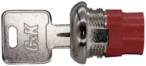 C & K Switches Y100132C203NGE Schlüsselschalter 125V 4A 1 x Ein/Ein/Ein 3 x 45°