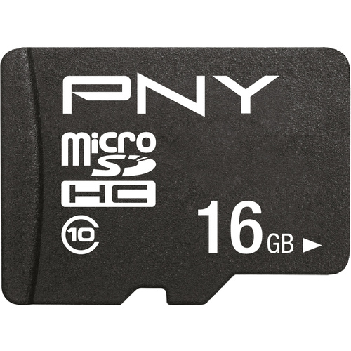 PNY P-SDU16G10PPL-GE microSD-Karte 16 GB Class 10