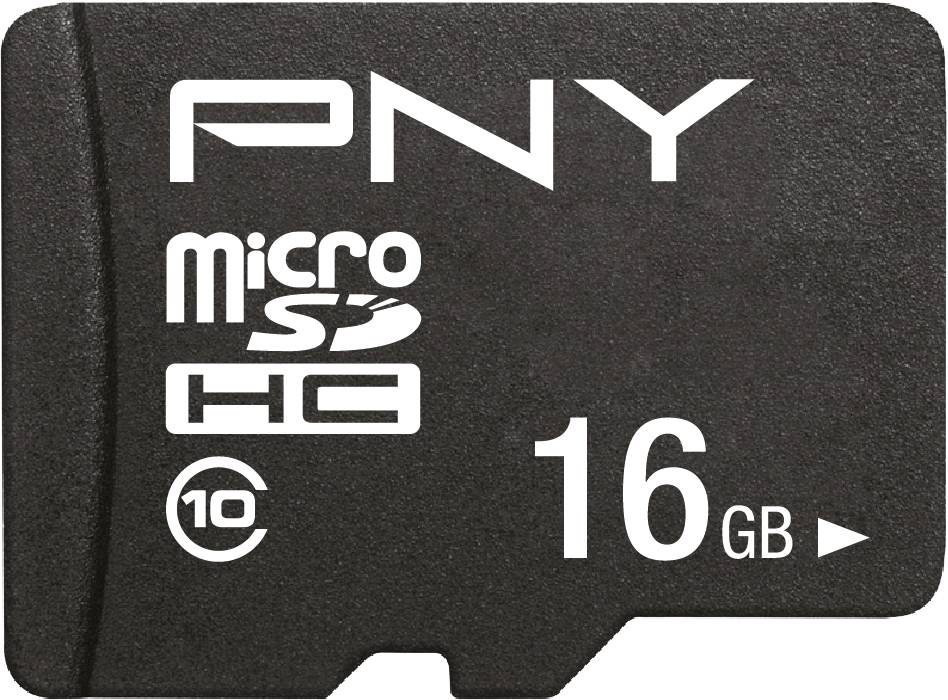 PNY P-SDU16G10PPL-GE microSD-Karte 16 GB Class 10