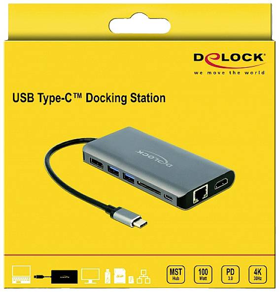 Delock 87683 USB-C® Dockingstation Passend für Marke (Notebook Dockingstations): Universal