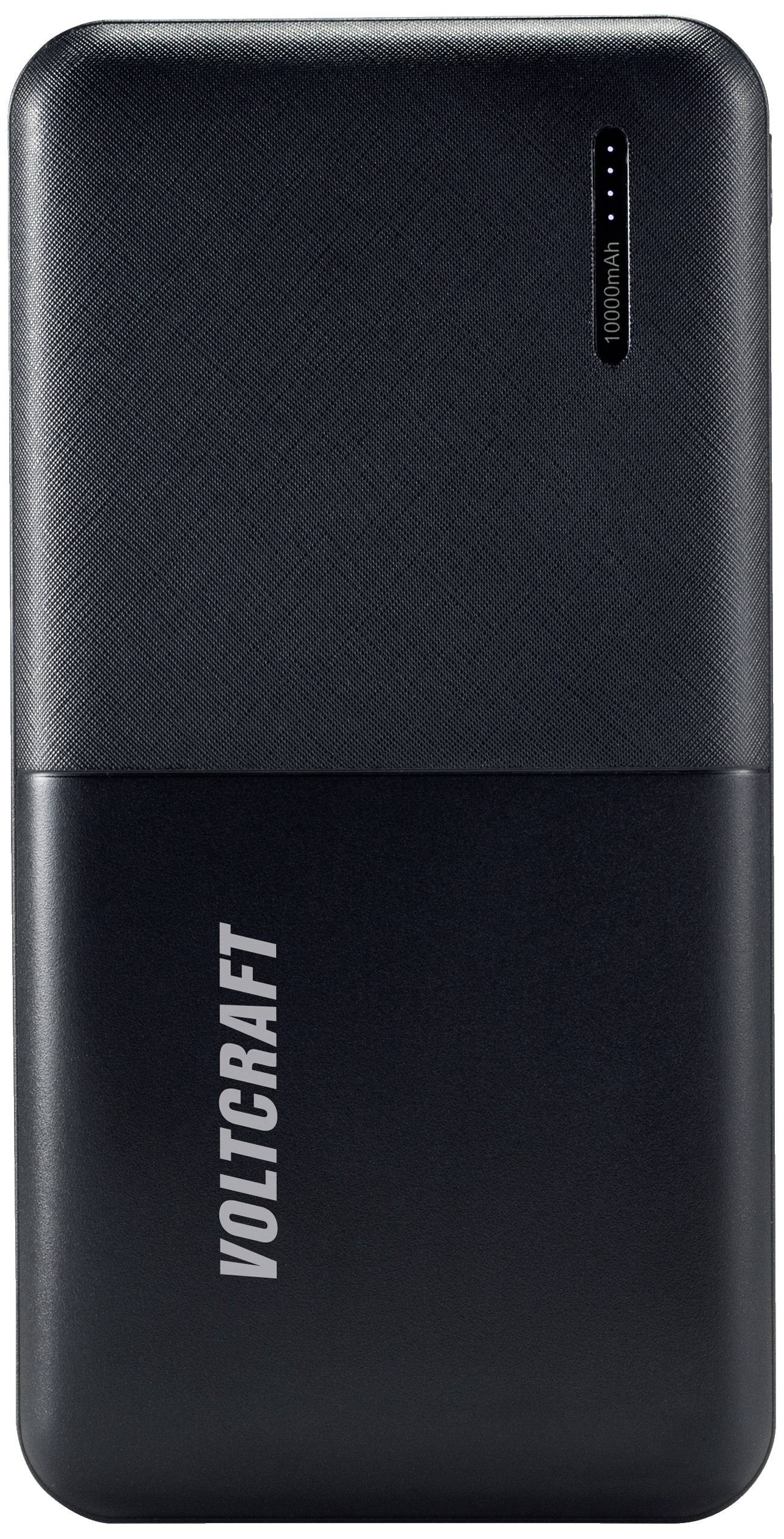 VOLTCRAFT PB-17C-M Powerbank 10000 mAh USB PD LiPo Schwarz