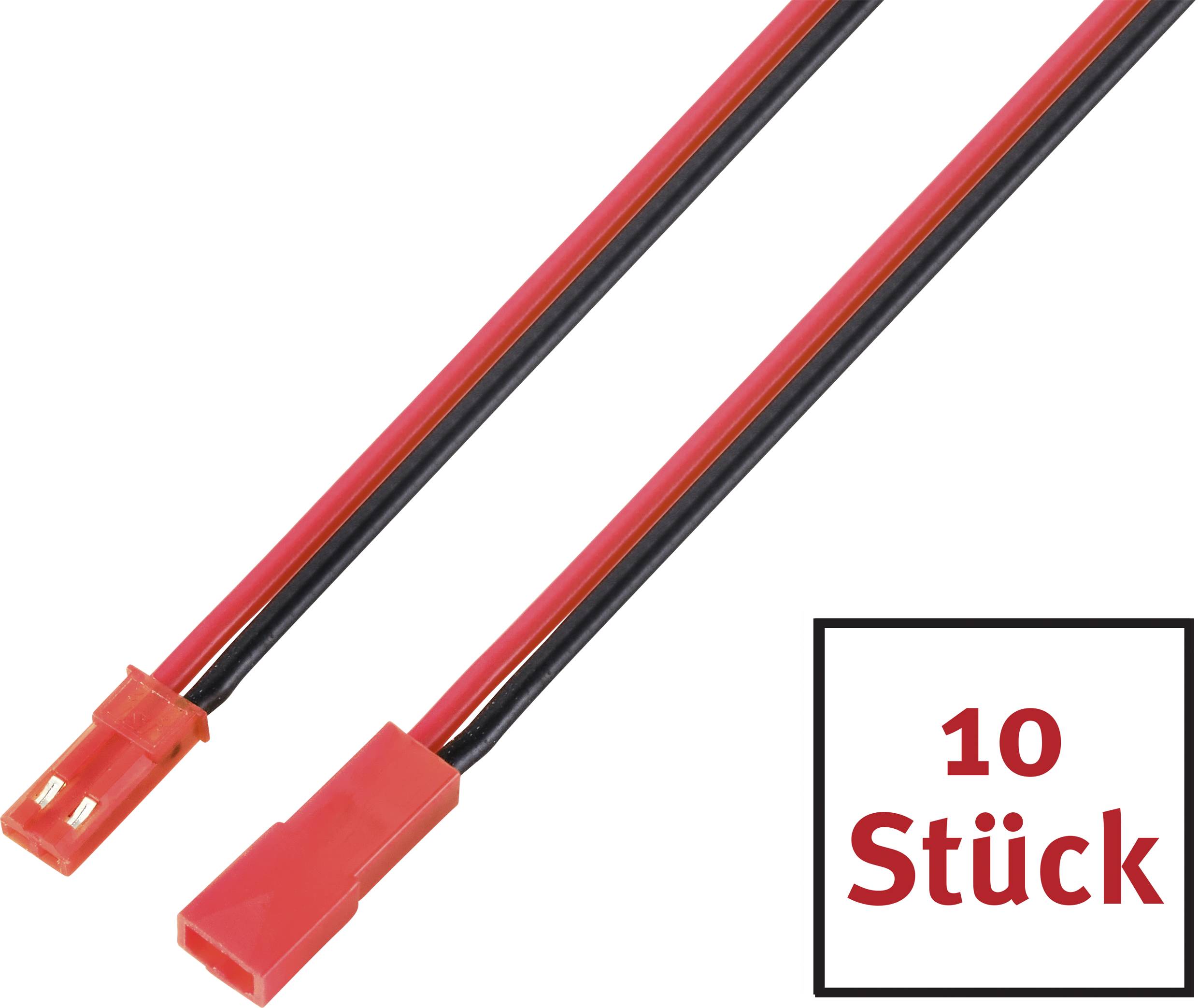 Reely Verlängerungskabel [1x BEC-Stecker - 1x BEC-Buchse] 25cm RE-7746363