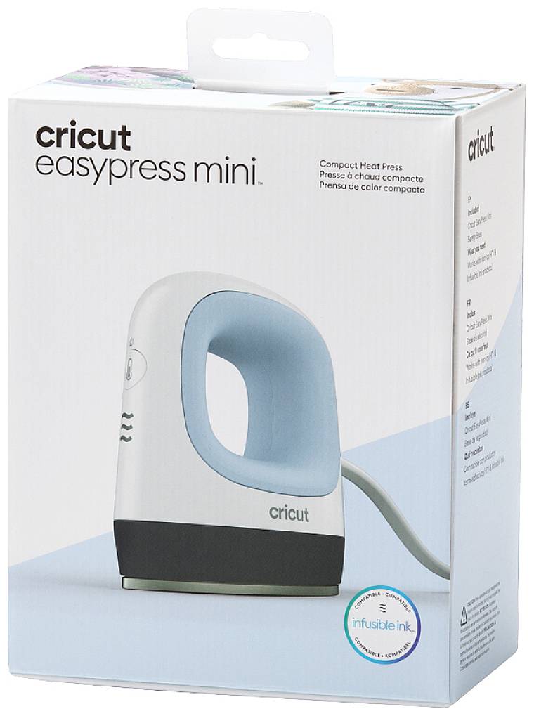 Cricut EasyPress Mini™ Heizpresse Blau, Weiß