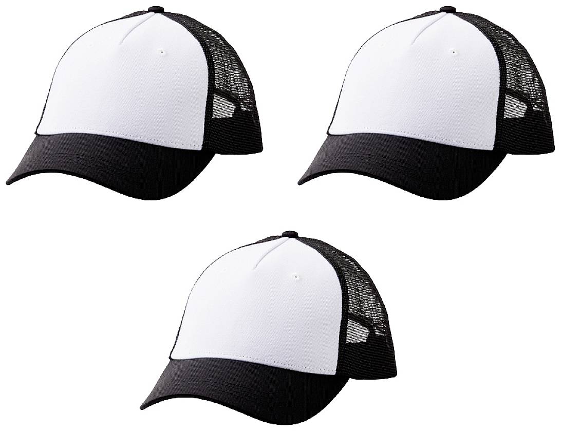 Cricut 2009420 Trucker Kappe Schwarz/Weiß 3 St.