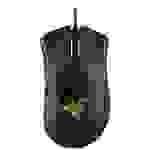 RAZER DeathAdder Essential Gaming-Maus, Maus Kabelgebunden Optisch Schwarz 5 Tasten 6400 dpi Ergonomisch, Beleuchtet