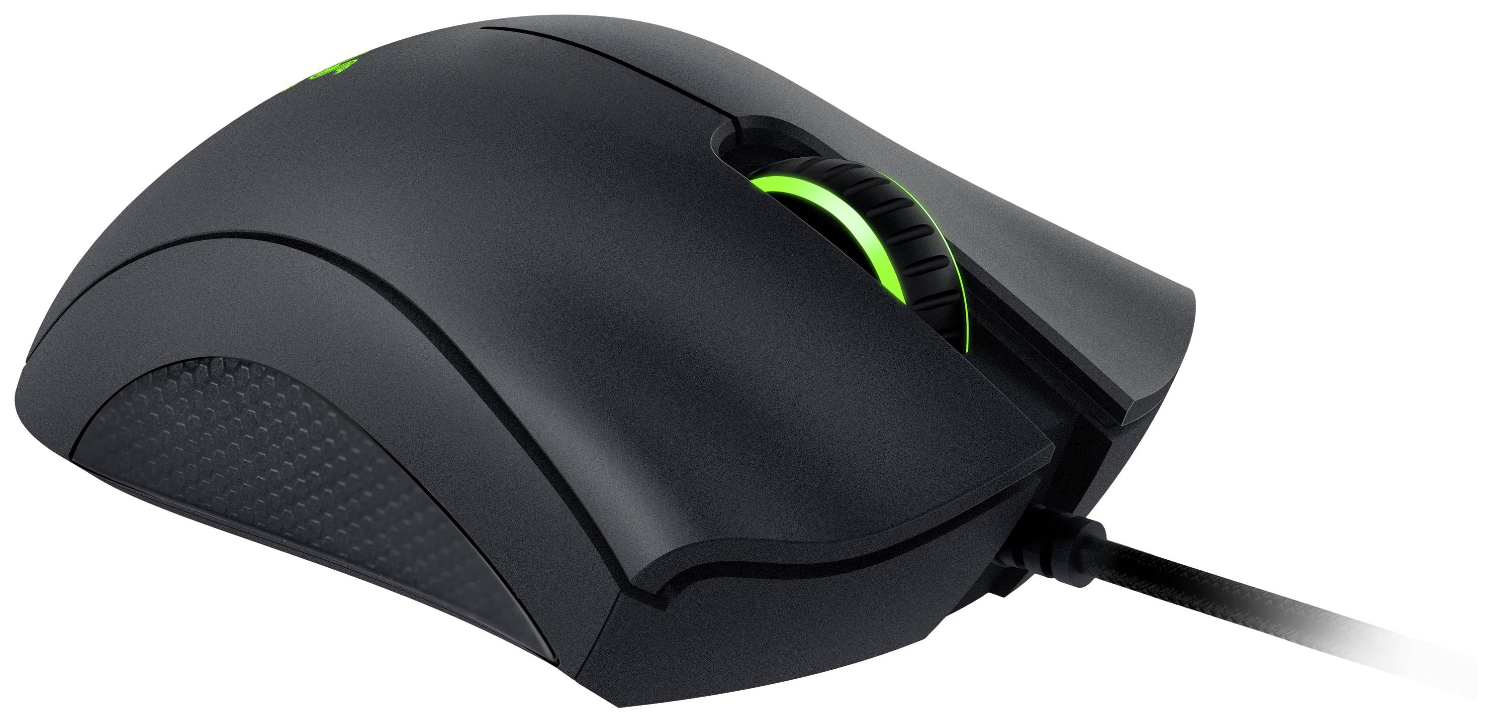 RAZER DeathAdder Essential Ergonomische Gaming-Maus Kabelgebunden Optisch Schwarz 5 Tasten 6400 dpi Ergonomisch, Beleuchtet
