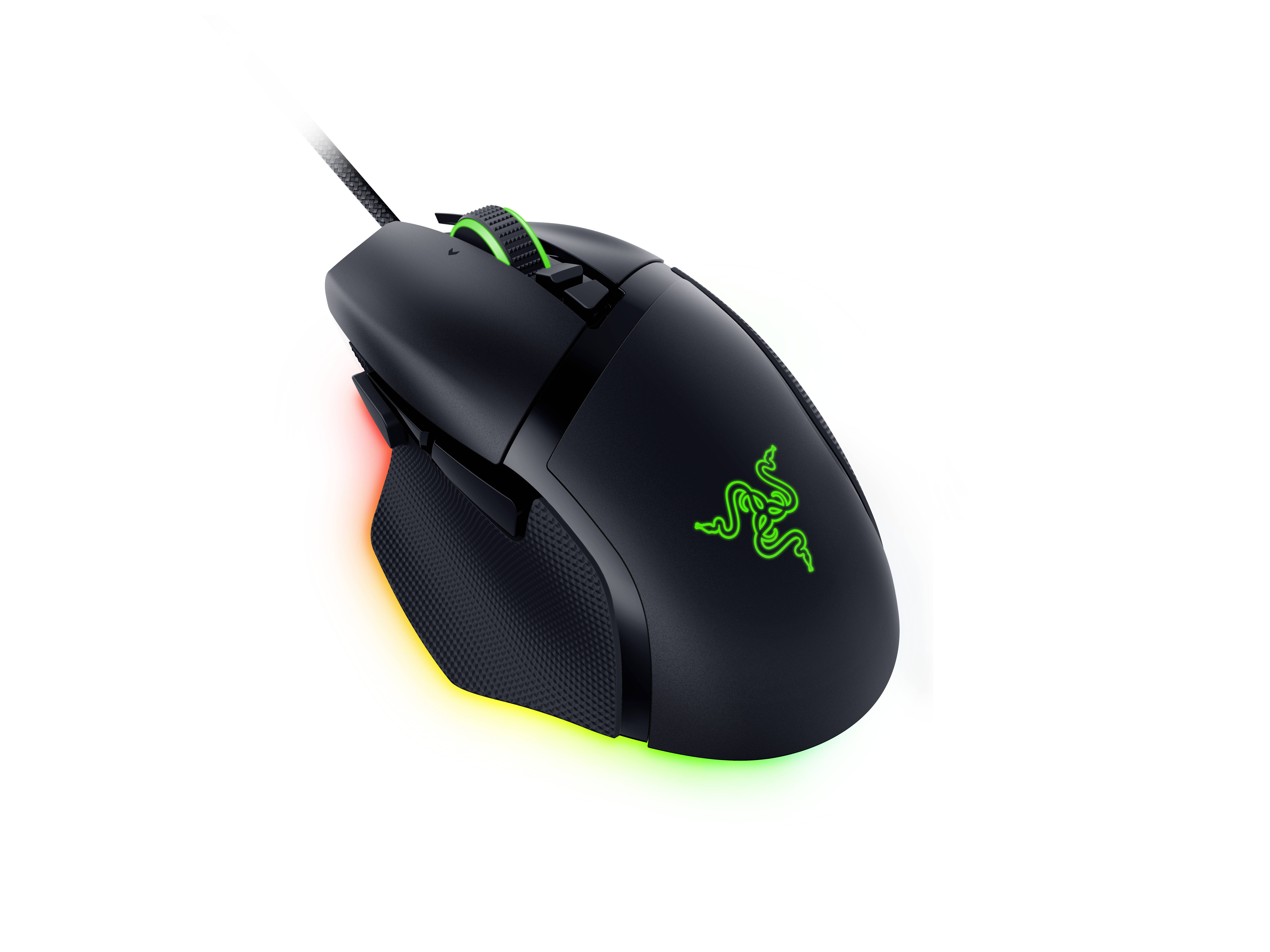 RAZER Basilisk V3 Ergonomische Gaming-Maus Kabelgebunden Optisch Schwarz 11 Tasten 26000 dpi Beleuchtet, Ergonomisch