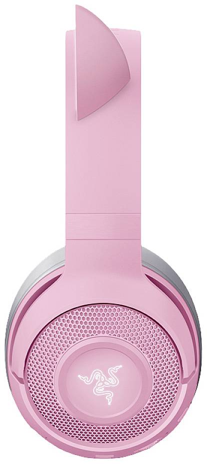 RAZER Kraken BT Kitty Edition Gaming Over Ear Headset Bluetooth® Stereo Rosa Lautstärkeregelung