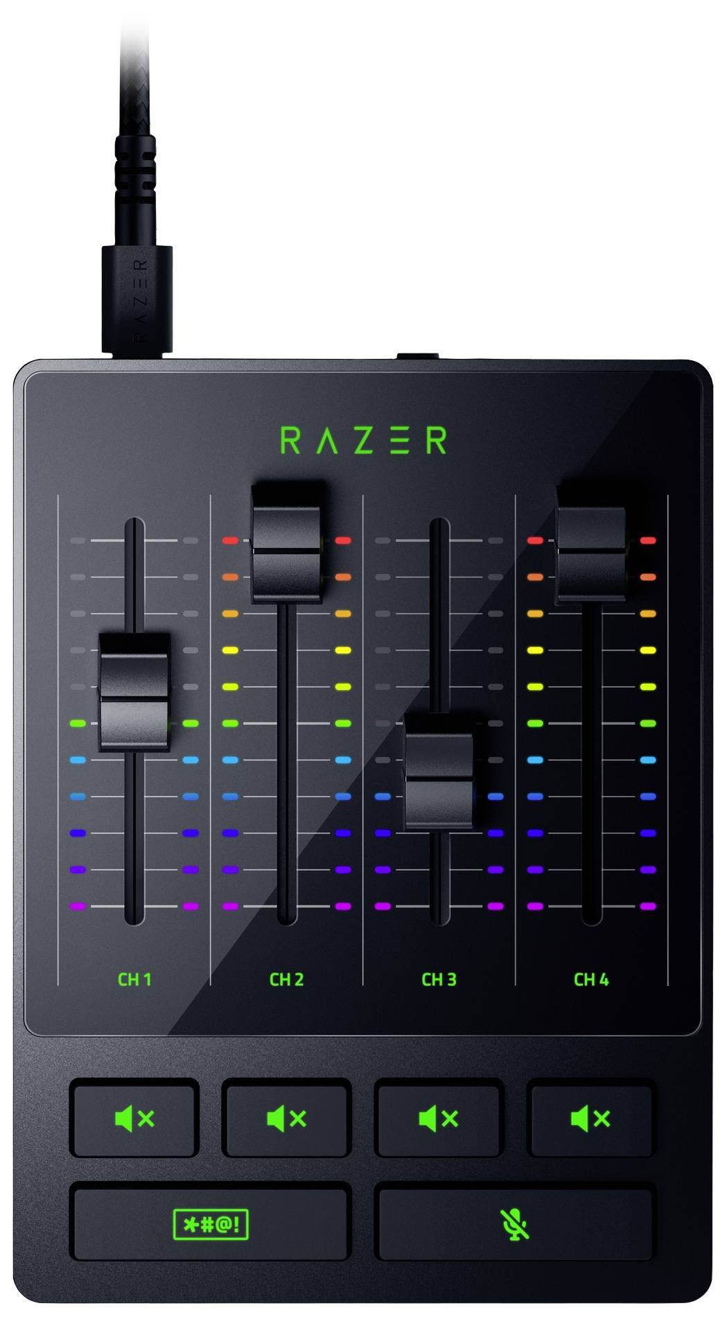RAZER All-in-one Analog Mixer Konsolen-Mischpult Anzahl Kanäle:4 USB-Anschluss