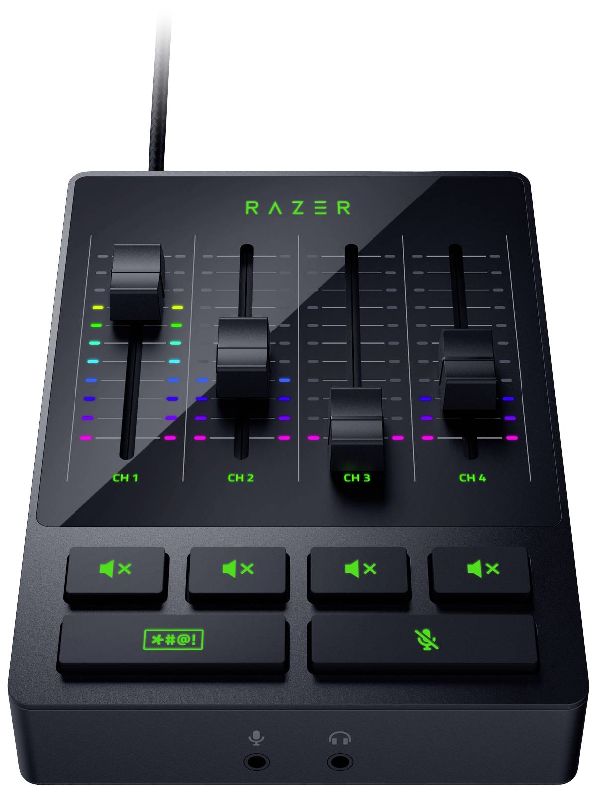 RAZER All-in-one Analog Mixer Konsolen-Mischpult Anzahl Kanäle:4 USB-Anschluss
