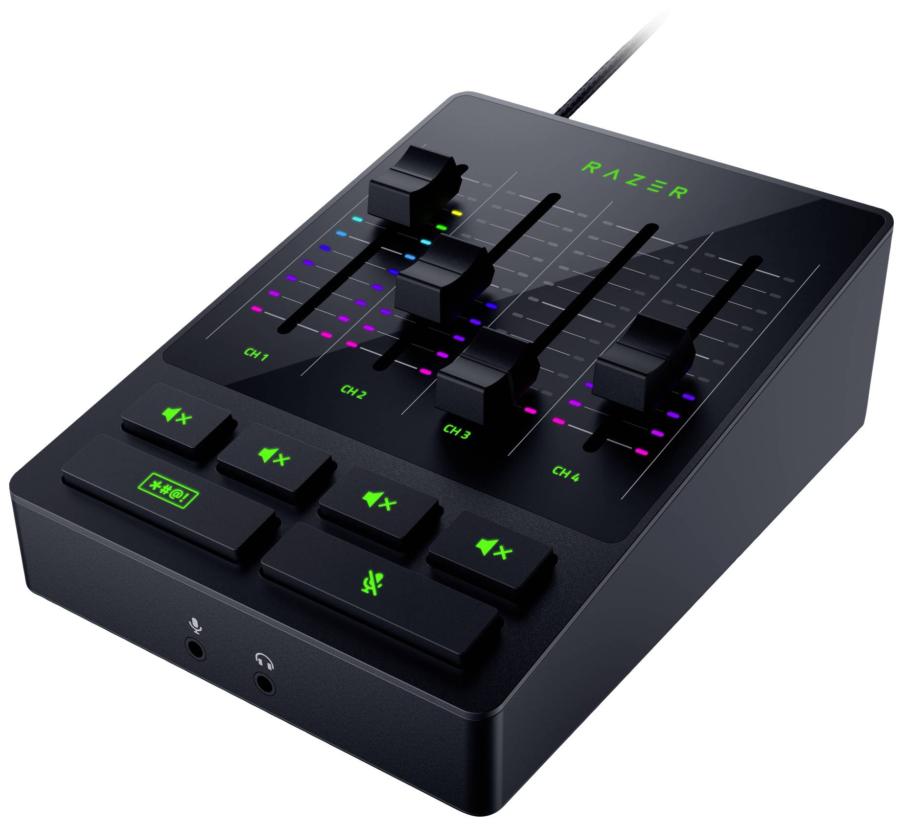 RAZER All-in-one Analog Mixer Konsolen-Mischpult Anzahl Kanäle:4 USB-Anschluss