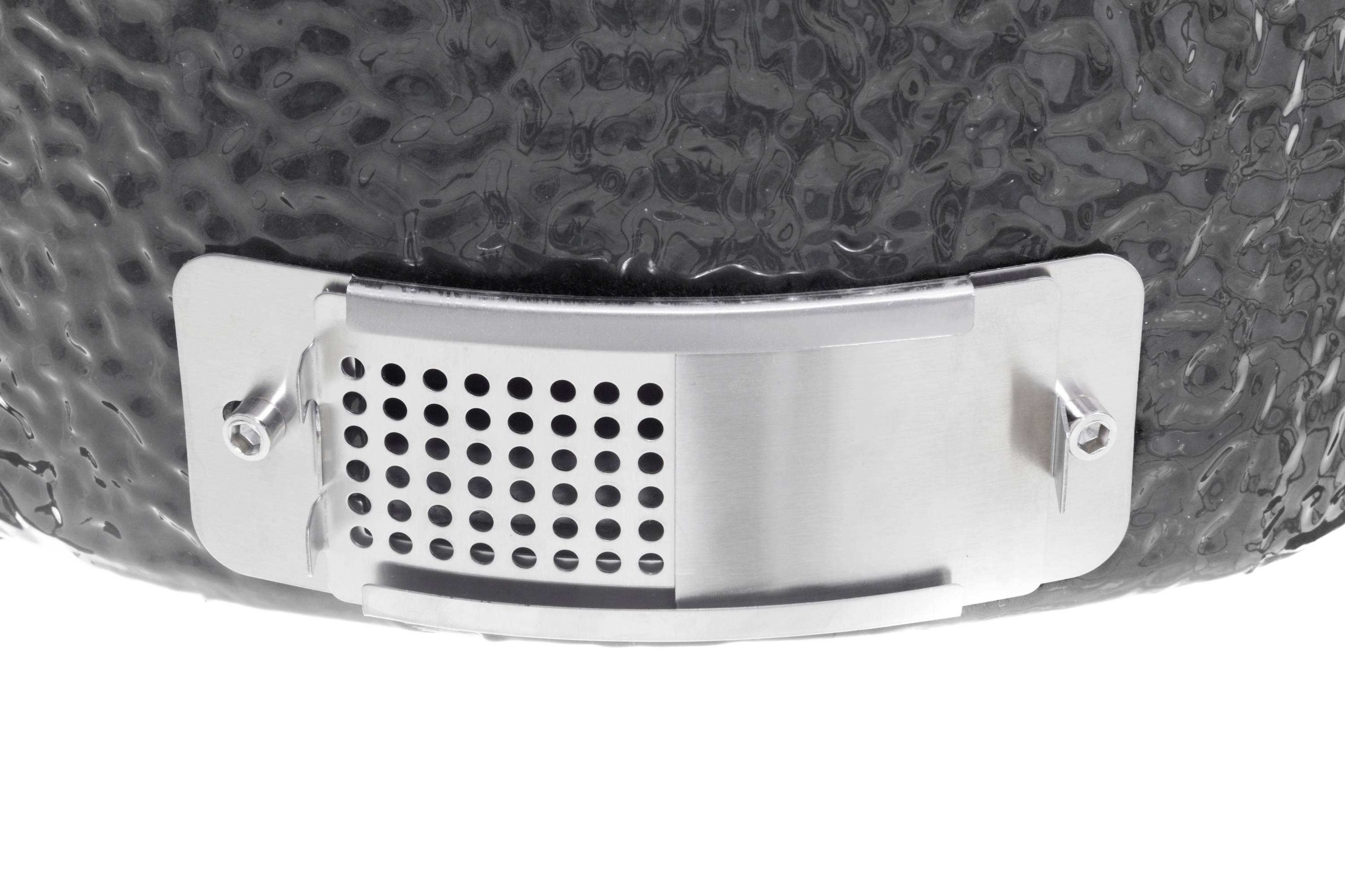 Mustang Grill Kamado S Holzkohle Holzkohle-Grill Thermometer im Deckel Grill-Fläche (Durchmesser)=325 mm Grau