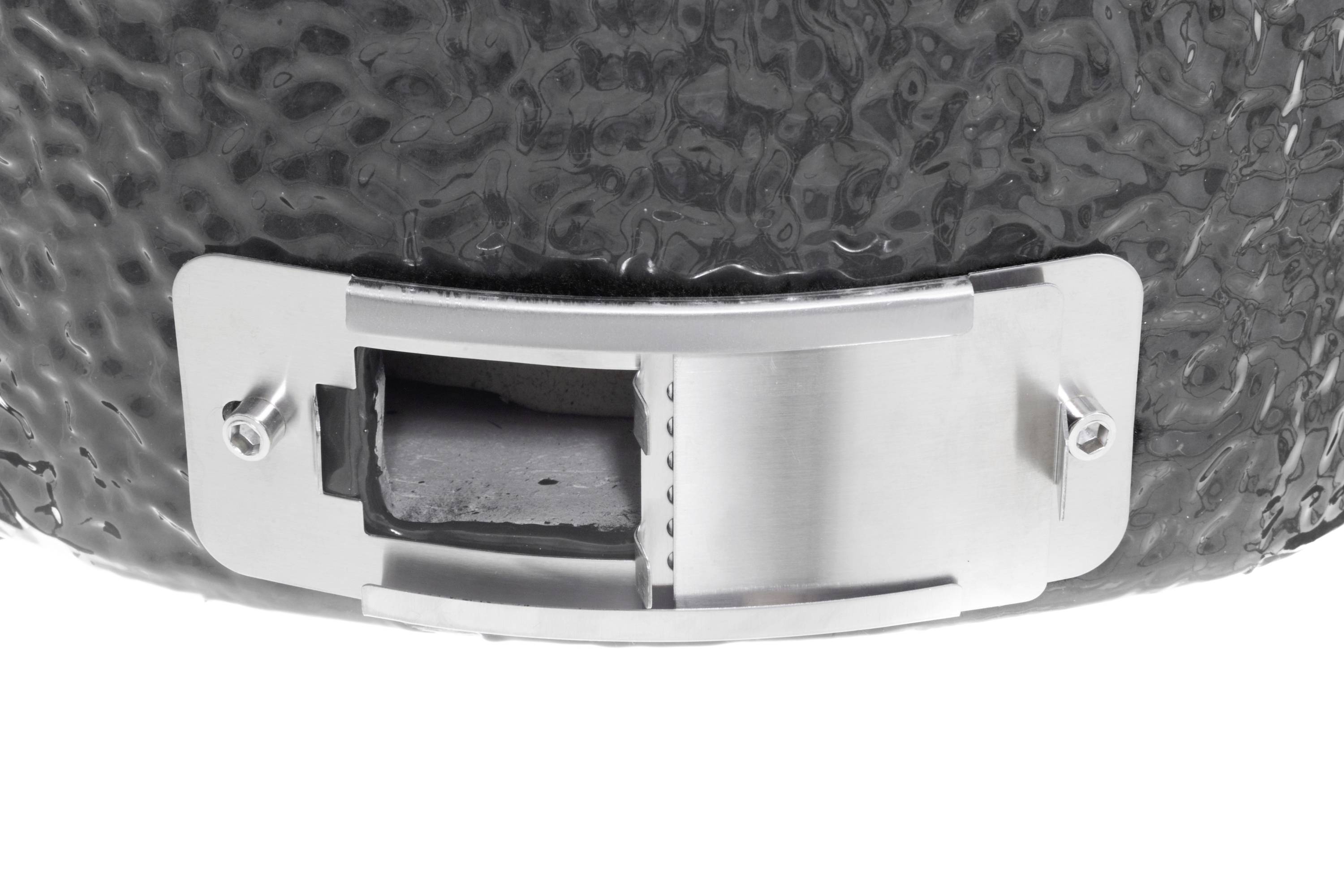 Mustang Grill Kamado S Holzkohle Holzkohle-Grill Thermometer im Deckel Grill-Fläche (Durchmesser)=325 mm Grau