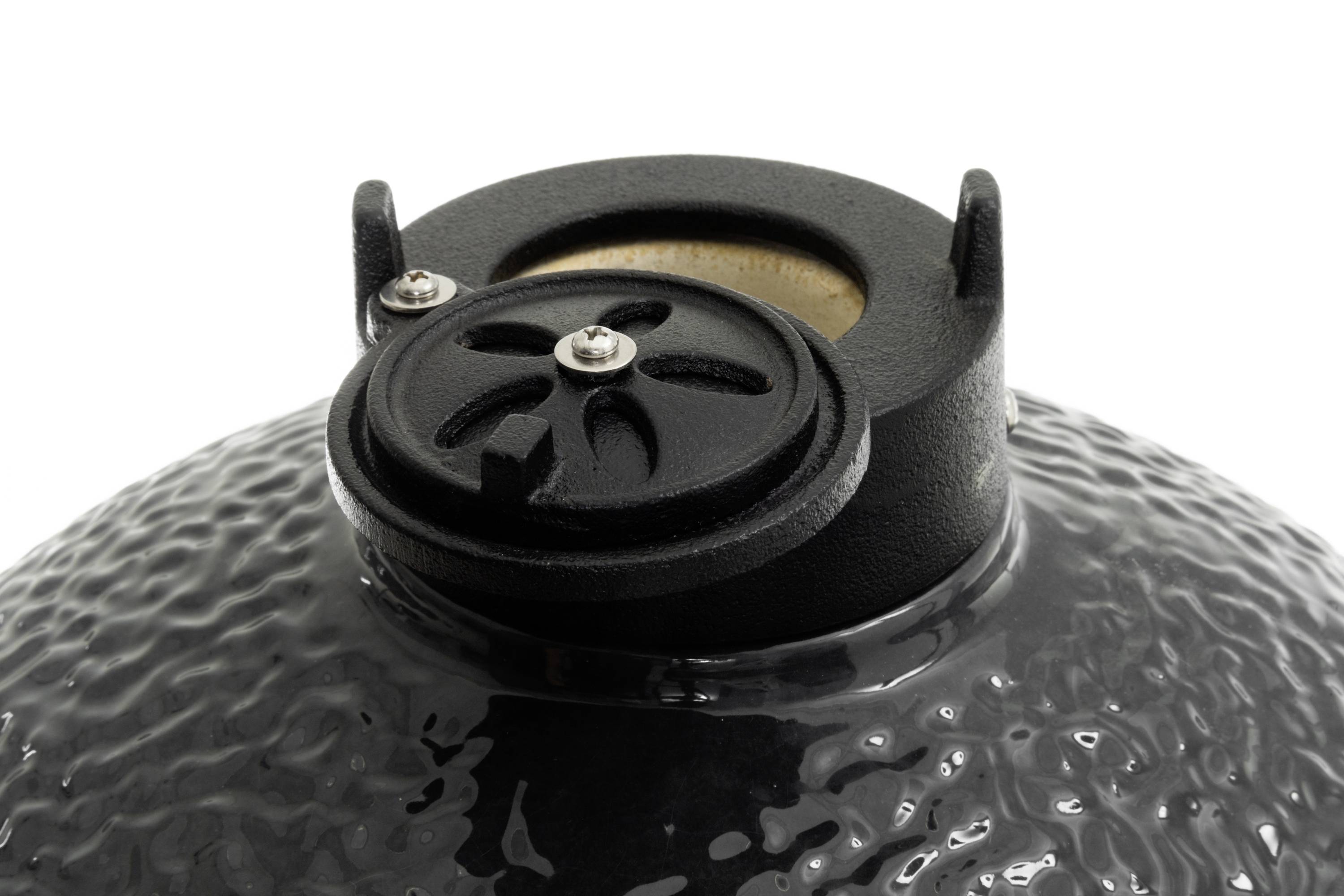 Mustang Grill Kamado S Holzkohle Holzkohle-Grill Thermometer im Deckel Grill-Fläche (Durchmesser)=325 mm Grau