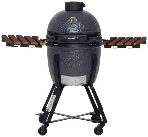 Mustang Grill Kamado M Holzkohle Holzkohle-Grill Grill-Fläche (Durchmesser)=380mm Grau