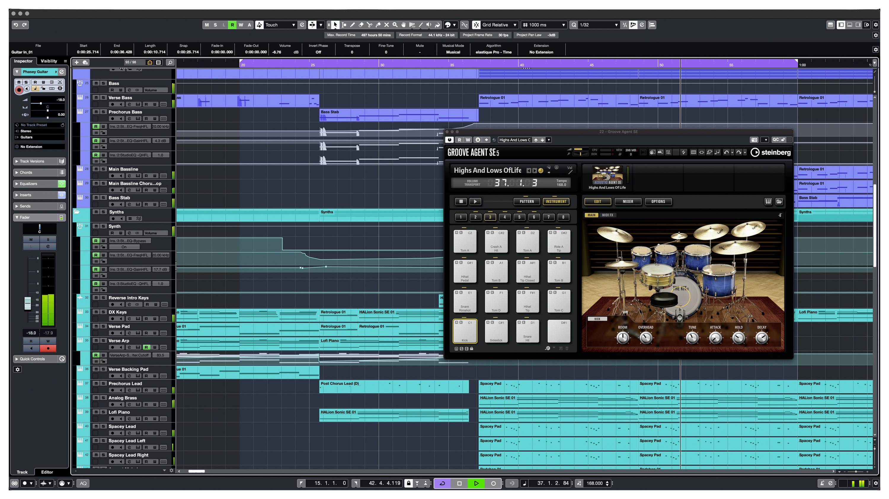 Steinberg Cubase Elements 12 Vollversion, 1 Lizenz Windows, Mac Recording Software