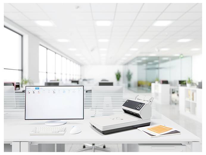 Fujitsu fi-8290 Dokumentenscanner A4 600 x 600 dpi 90 Seiten/min USB-A (USB 3.2 Gen 1), LAN (10/100/1000 MBit/s)