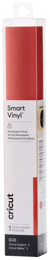 Cricut Smart Vinyl™ Permanent Folie Rot (glänzend)