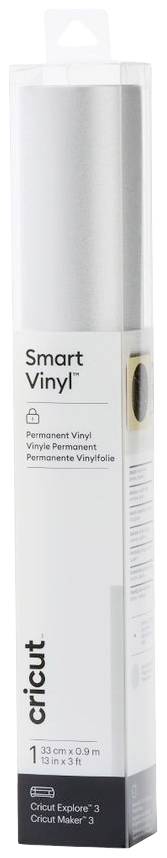 Cricut Smart Vinyl™ Permanent Folie Silber (glänzend)