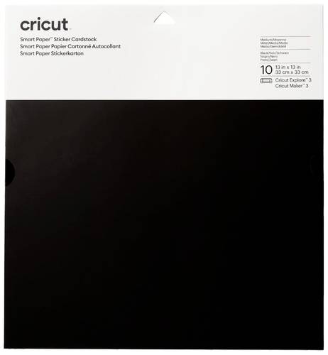Cricut Smart Paper™ Farbkarton Schnittbreite 30.5cm Schwarz