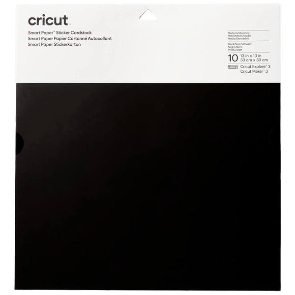 Cricut Smart Paper™ Farbkarton Schnittbreite 30.5cm Schwarz Cricut Smart Paper™ Farbkarton Schnittbreite 30.5cm Schwarz