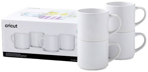Cricut 2009392 Tasse 300 ml Weiß 4 St.