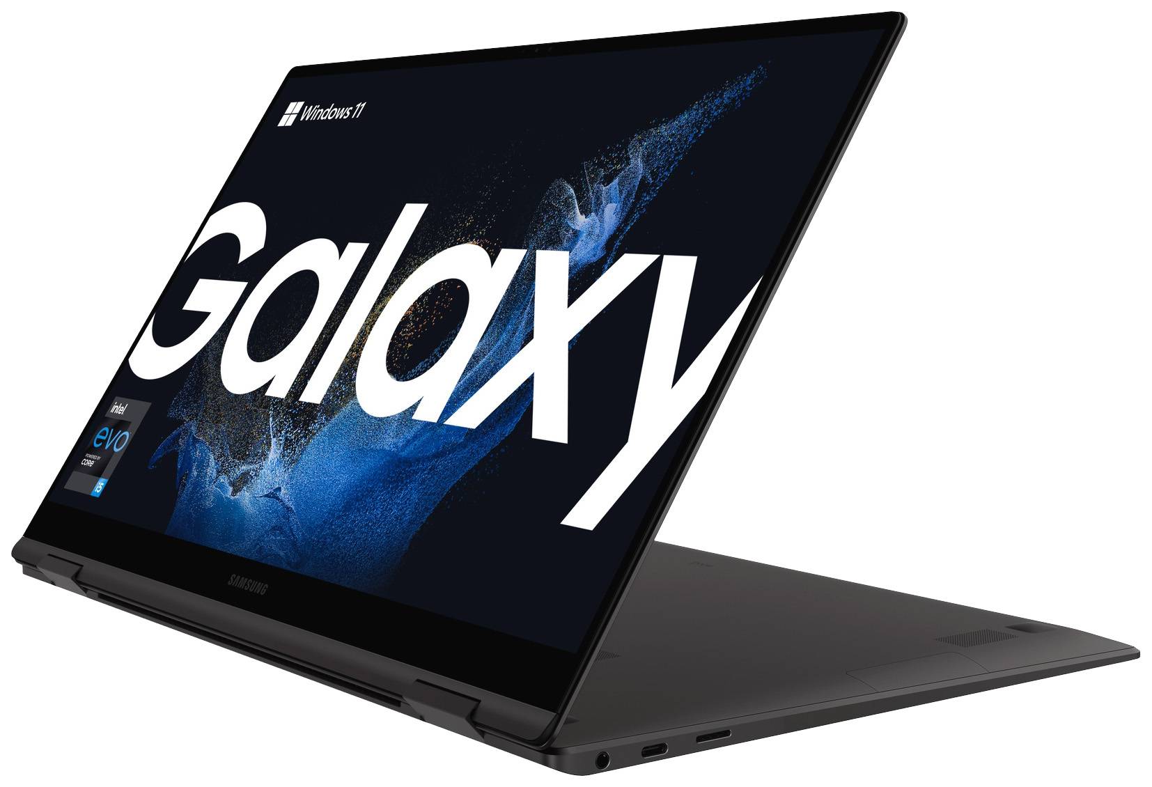 Samsung 2-in-1 Notebook / Tablet Galaxy Book2 Pro 360 NP930Q 39.6 cm (15.6 Zoll) Full HD Intel® Core™ i5 i5-1240P 8 GB RAM 256 GB SSD Intel Iris
