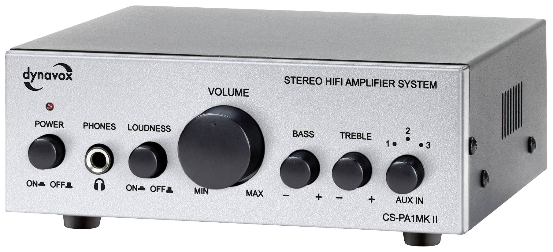 Dynavox Stereo-Verstärker x Silber