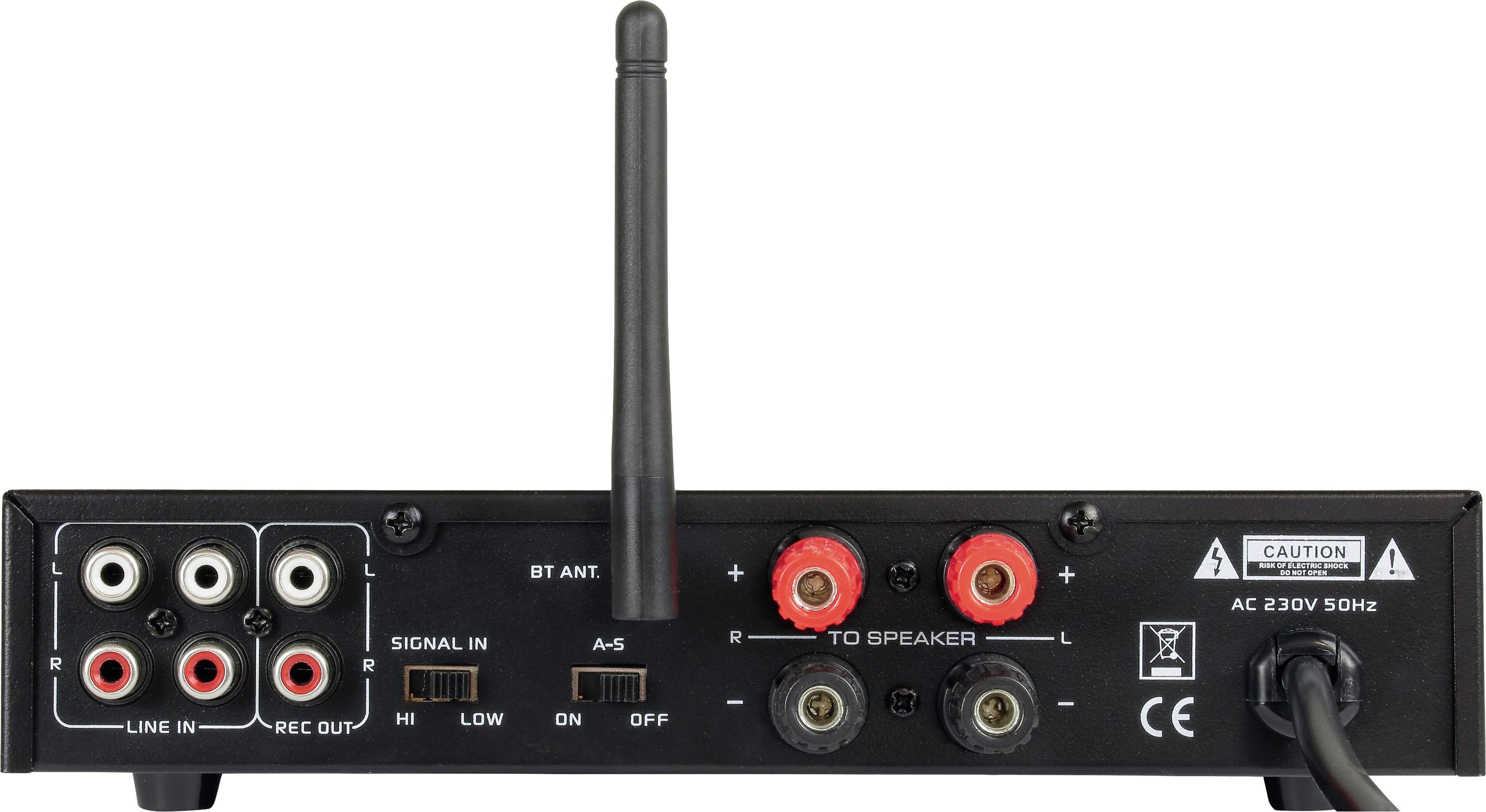 Dynavox ESA-18 MK BT Stereo-Verstärker 2 x 75 W Silber