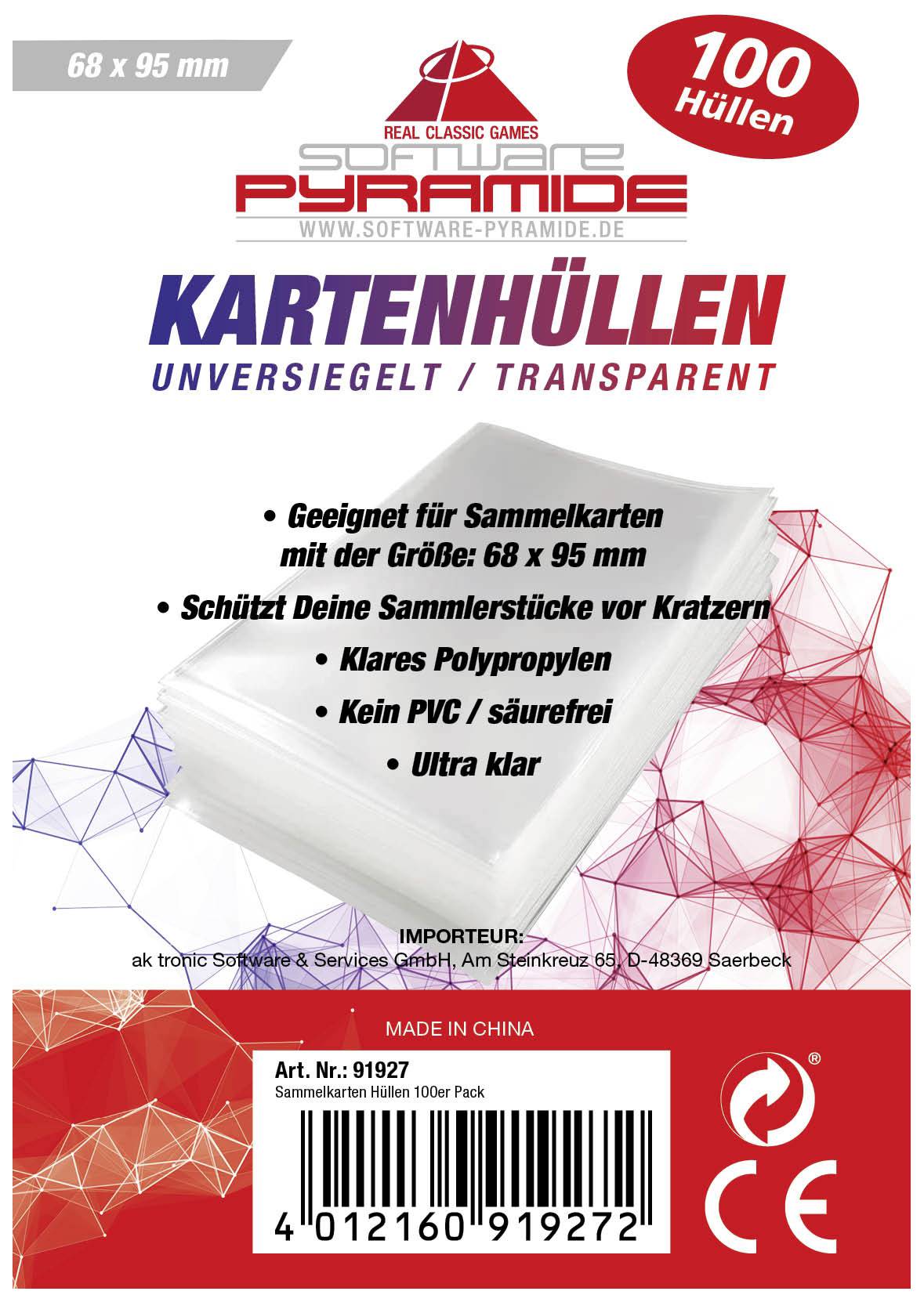 Software Pyramide Sammelkarten Hüllen